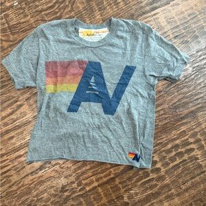 Aviator Nation Gray Graphic Kids T-Shirt